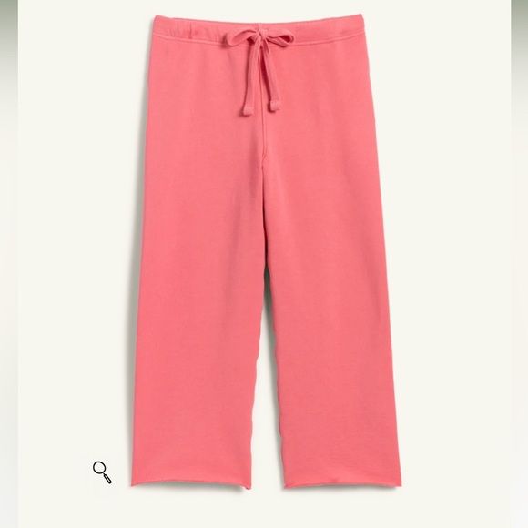 🆕 Frank & Eileen Women's Catherine Sweatpants Size S Pink Casual Raw Hem - Picture 2 of 11